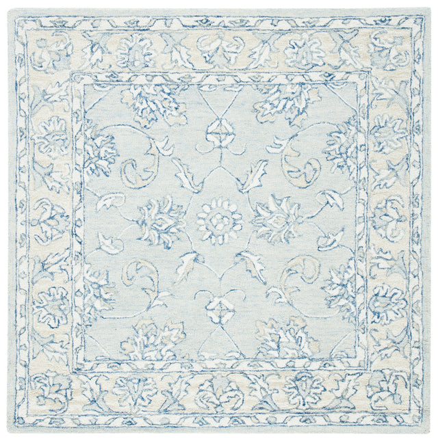Safavieh Micro-Loop Mlp535M Blue/Beige Rugs.