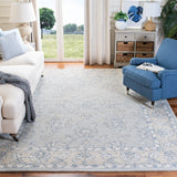 Safavieh Micro-Loop Mlp535M Blue/Beige Rugs.