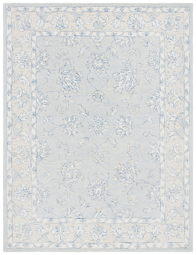 Safavieh Micro-Loop Mlp535M Blue/Beige Rugs.