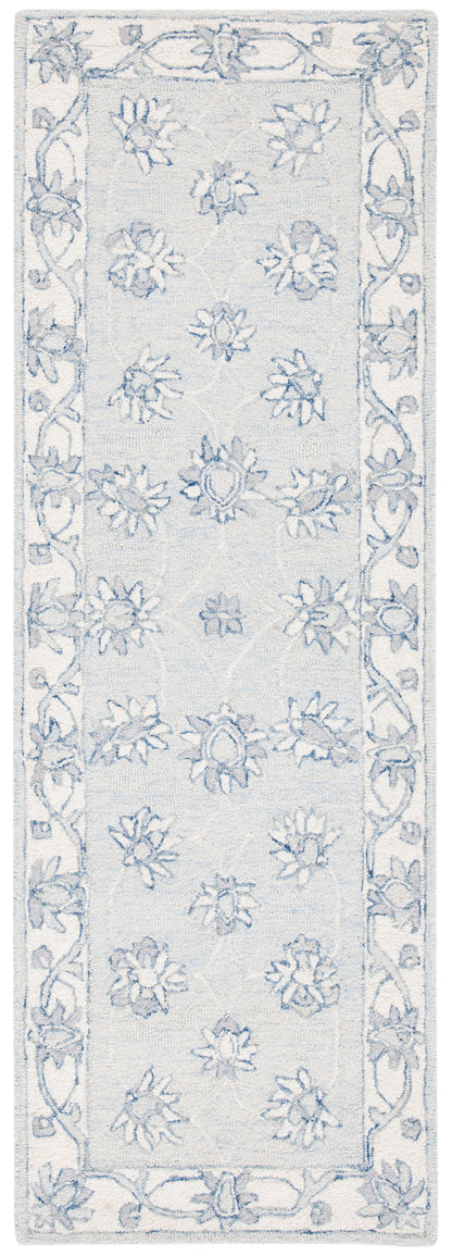 Safavieh Micro-Loop Mlp536L Light Blue/Ivory Area Rug