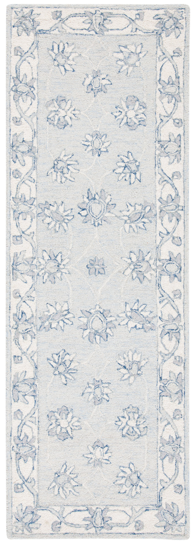 Safavieh Micro-Loop Mlp536L Light Blue/Ivory Rugs.