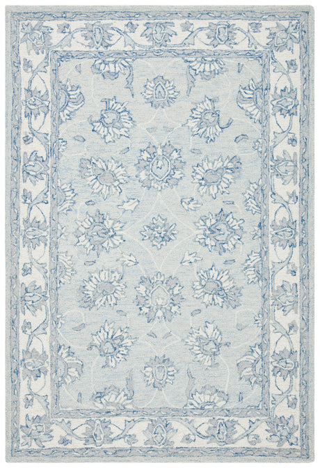 Safavieh Micro-Loop Mlp536L Light Blue/Ivory Area Rug