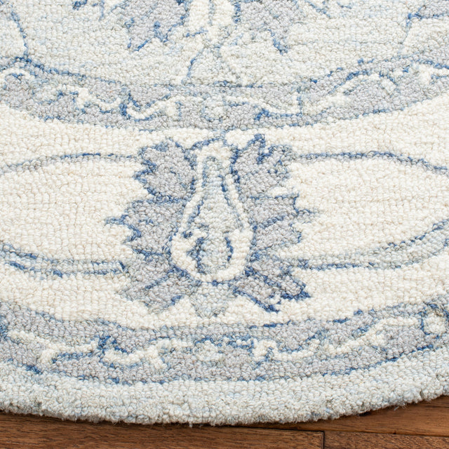 Safavieh Micro-Loop Mlp536L Light Blue/Ivory Rugs.