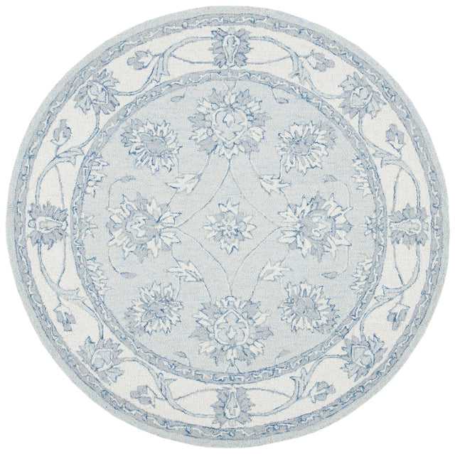 Safavieh Micro-Loop Mlp536L Light Blue/Ivory Rugs.