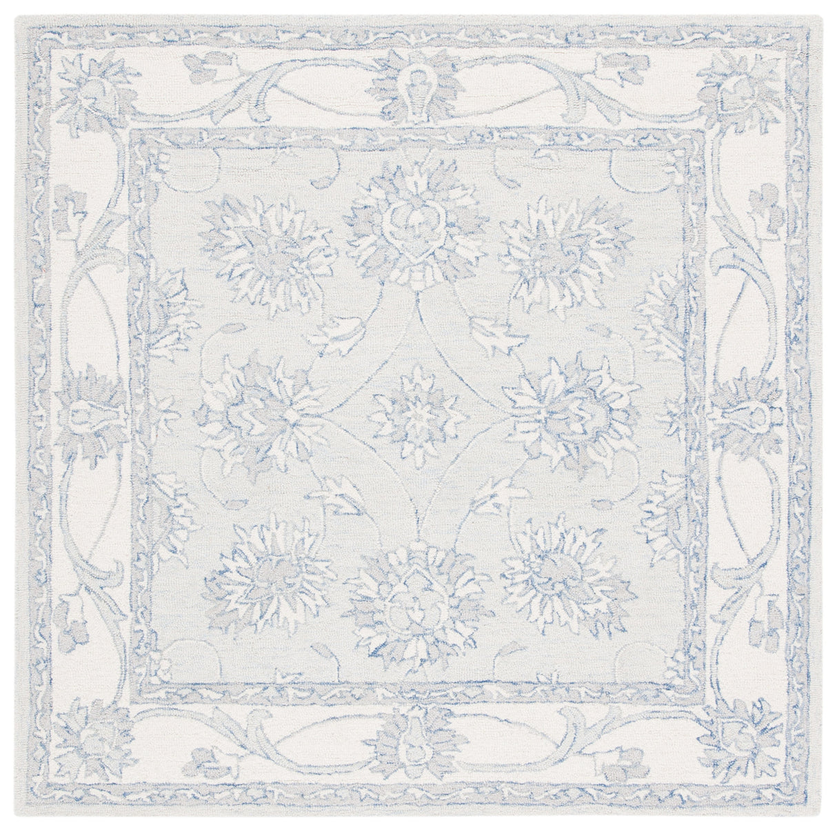 Safavieh Micro-Loop Mlp536L Light Blue/Ivory Rugs.