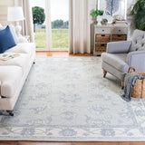 Safavieh Micro-Loop Mlp536L Light Blue/Ivory Rugs.