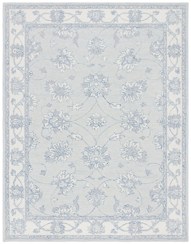 Safavieh Micro-Loop Mlp536L Light Blue/Ivory Rugs.