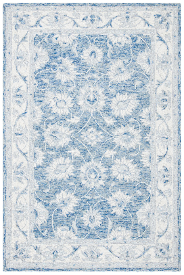 Safavieh Micro-Loop Mlp536M Blue/Ivory Area Rug