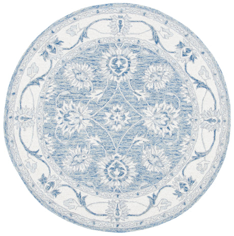 Safavieh Micro-Loop Mlp536M Blue/Ivory Area Rug