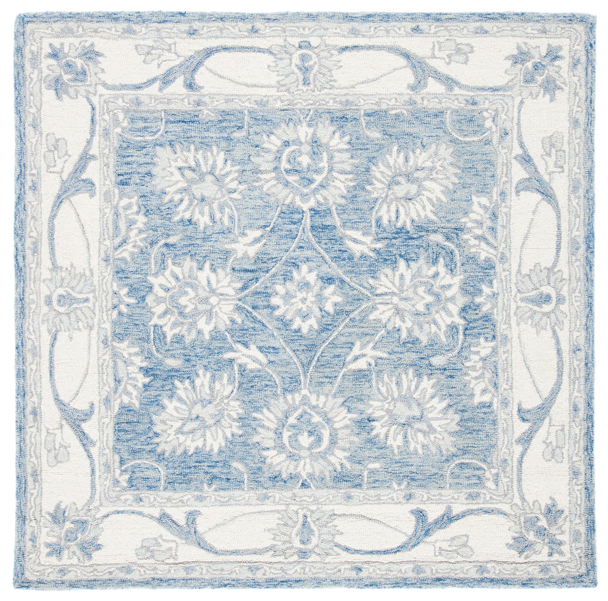 Safavieh Micro-Loop Mlp536M Blue/Ivory Rugs.