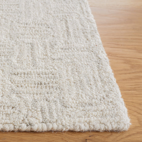 Safavieh Micro-Loop Mlp537F Light Grey/Ivory Area Rug