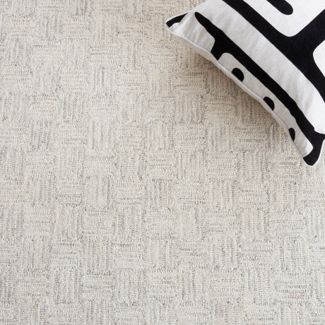 Safavieh Micro-Loop Mlp537F Light Grey/Ivory Area Rug