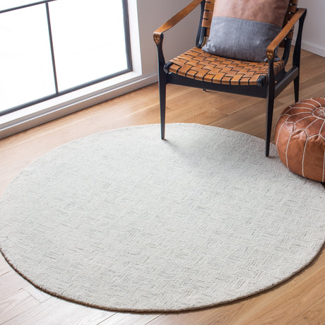 Safavieh Micro-Loop Mlp537F Light Grey/Ivory Area Rug