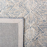 Safavieh Micro-Loop Mlp538M Blue/Ivory Rugs.