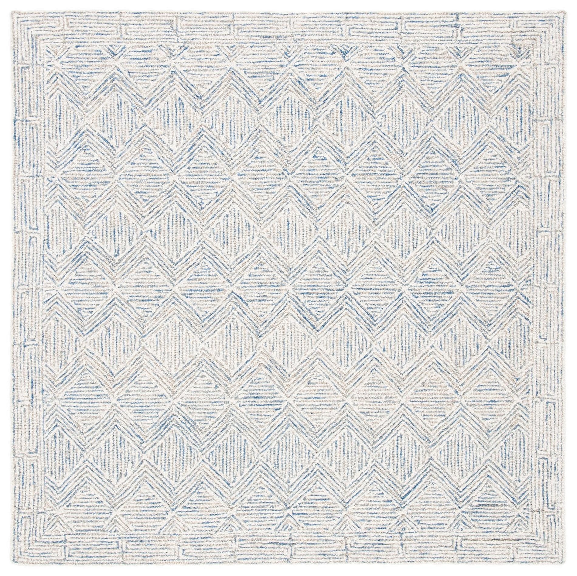 Safavieh Micro-Loop Mlp538M Blue/Ivory Area Rug