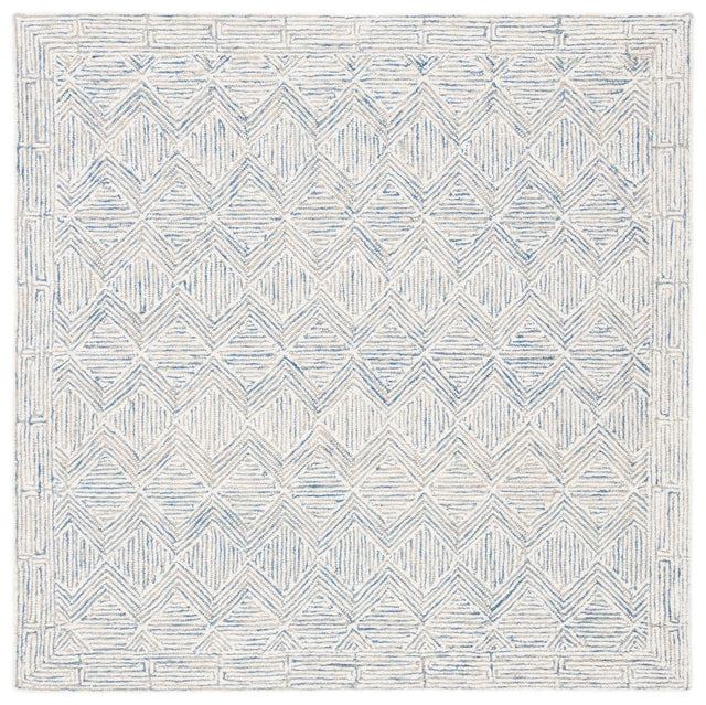 Safavieh Micro-Loop Mlp538M Blue/Ivory Rugs.