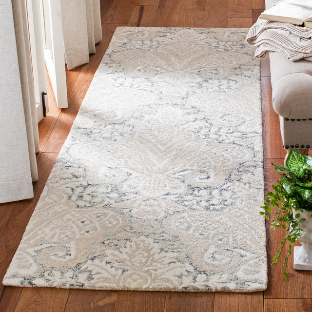 Safavieh Micro-Loop Mlp539H Charcoal/Ivory Rugs.