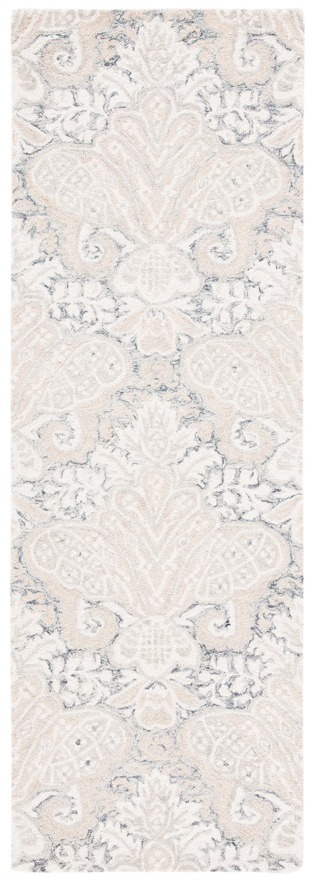 Safavieh Micro-Loop Mlp539H Charcoal/Ivory Area Rug