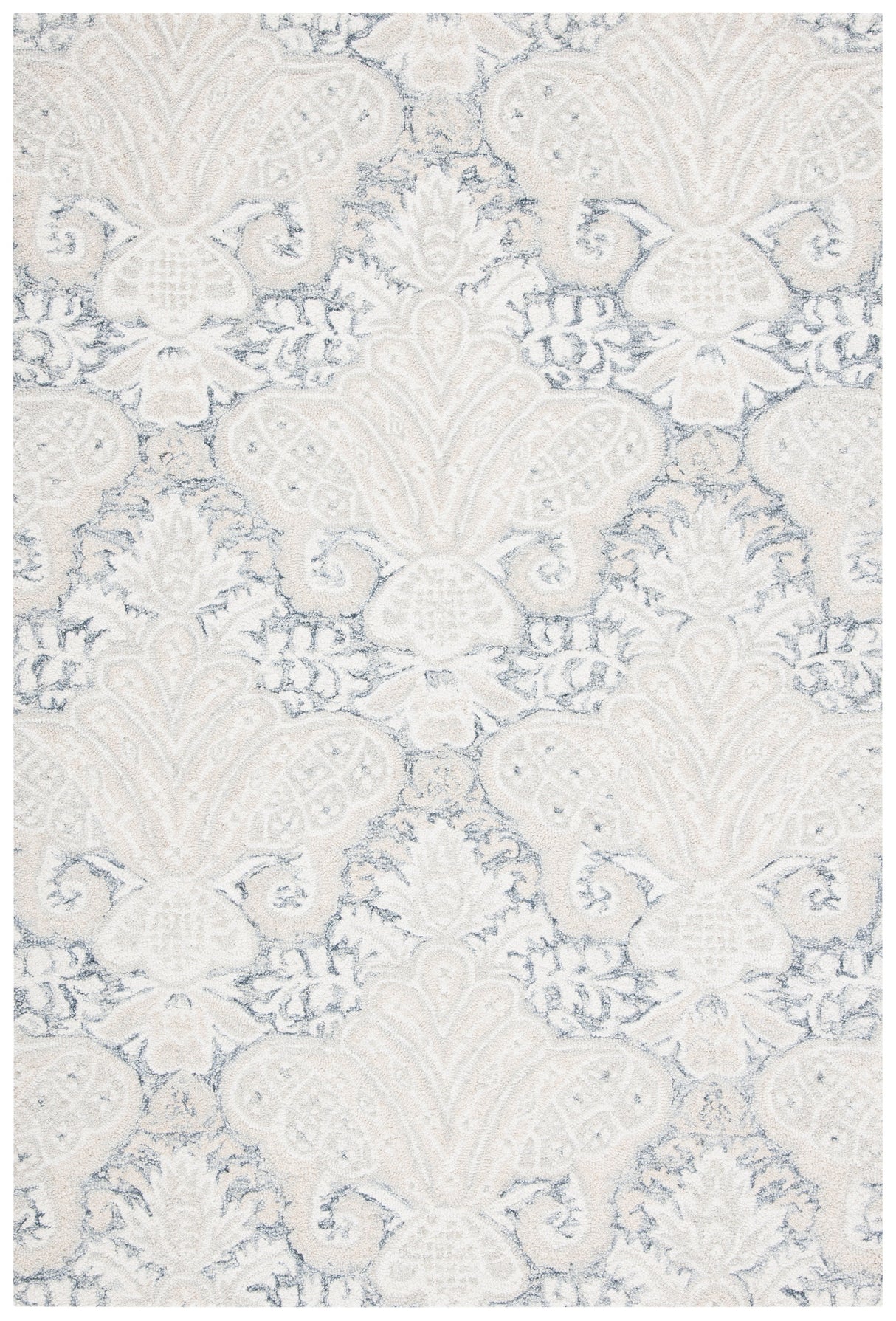 Safavieh Micro-Loop Mlp539H Charcoal/Ivory Rugs.