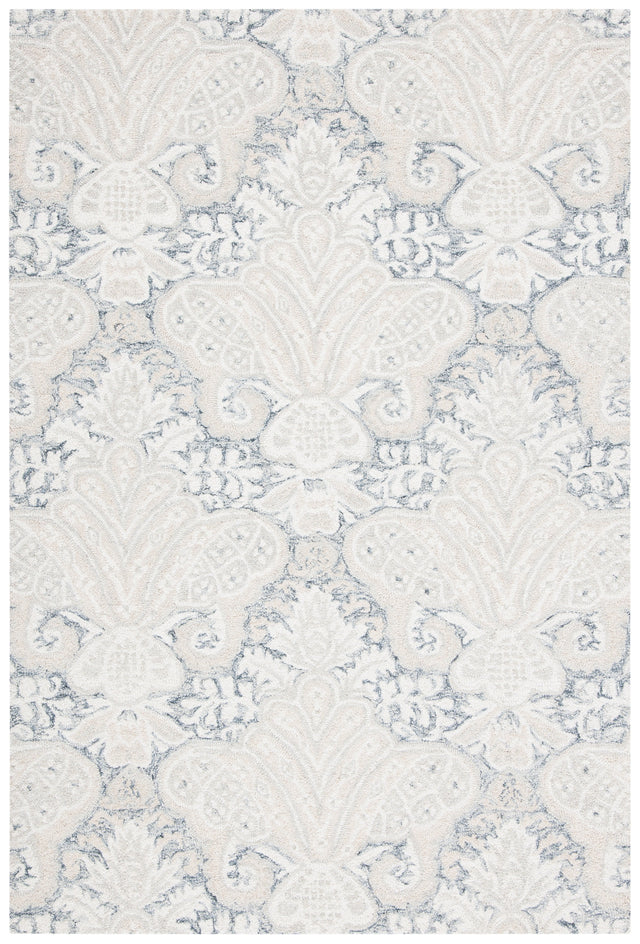 Safavieh Micro-Loop Mlp539H Charcoal/Ivory Rugs.