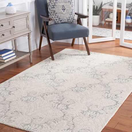 Safavieh Micro-Loop Mlp539H Charcoal/Ivory Area Rug