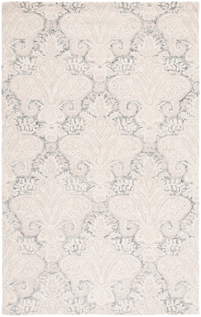 Safavieh Micro-Loop Mlp539H Charcoal/Ivory Rugs.