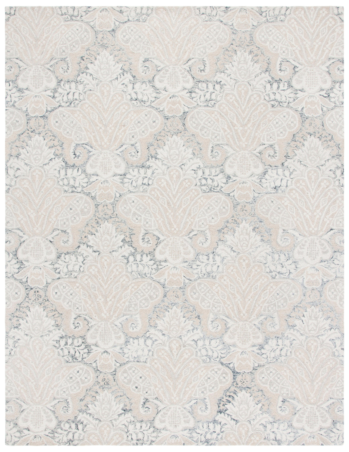 Safavieh Micro-Loop Mlp539H Charcoal/Ivory Rugs.