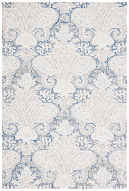 Safavieh Micro-Loop Mlp539M Blue/Ivory Area Rug