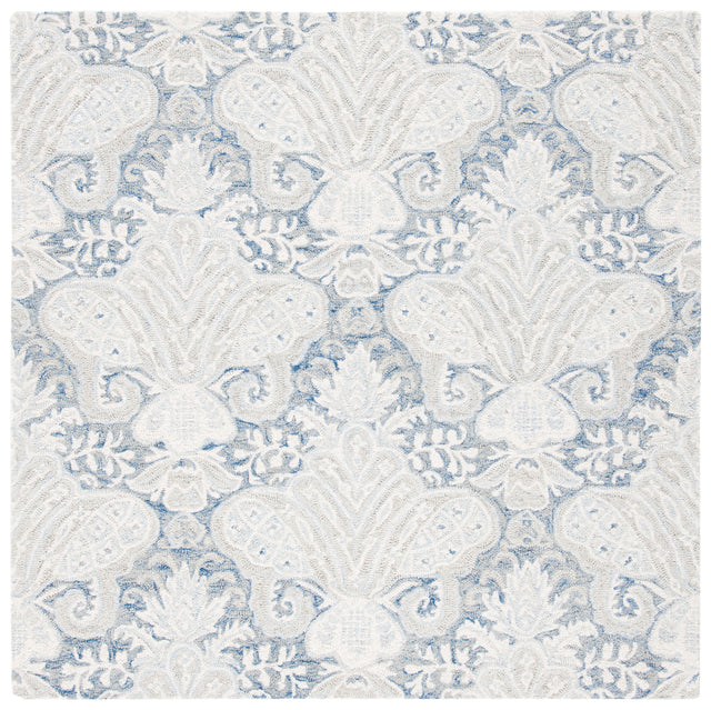 Safavieh Micro-Loop Mlp539M Blue/Ivory Area Rug