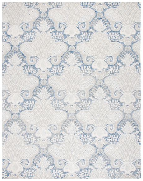 Safavieh Micro-Loop Mlp539M Blue/Ivory Area Rug