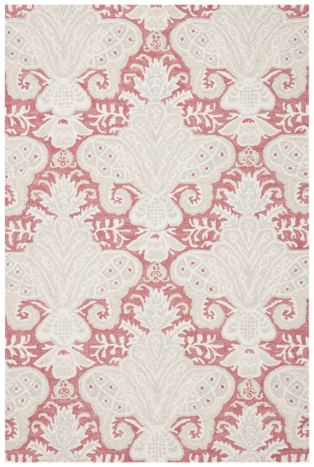 Safavieh Micro-Loop Mlp539U Pink/Beige Rugs.