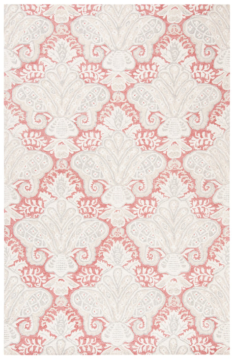 Safavieh Micro-Loop Mlp539U Pink/Beige Rugs.