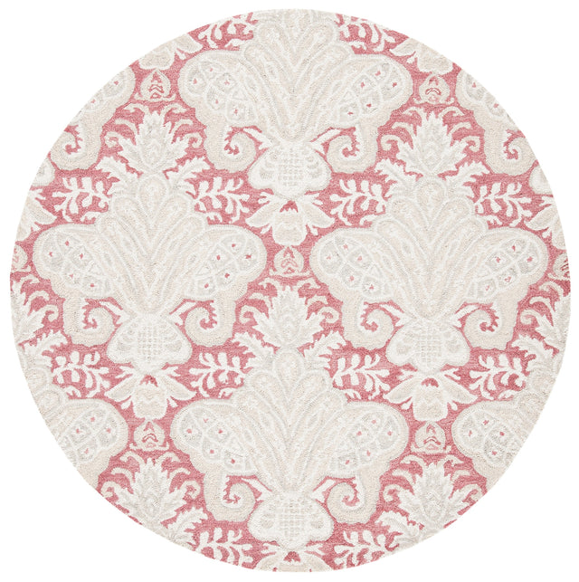 Safavieh Micro-Loop Mlp539U Pink/Beige Rugs.