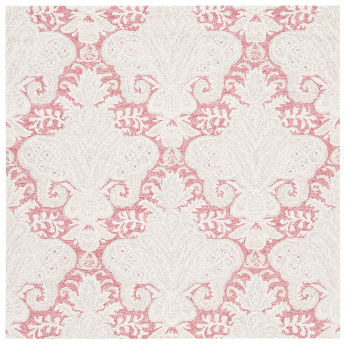 Safavieh Micro-Loop Mlp539U Pink/Beige Rugs.