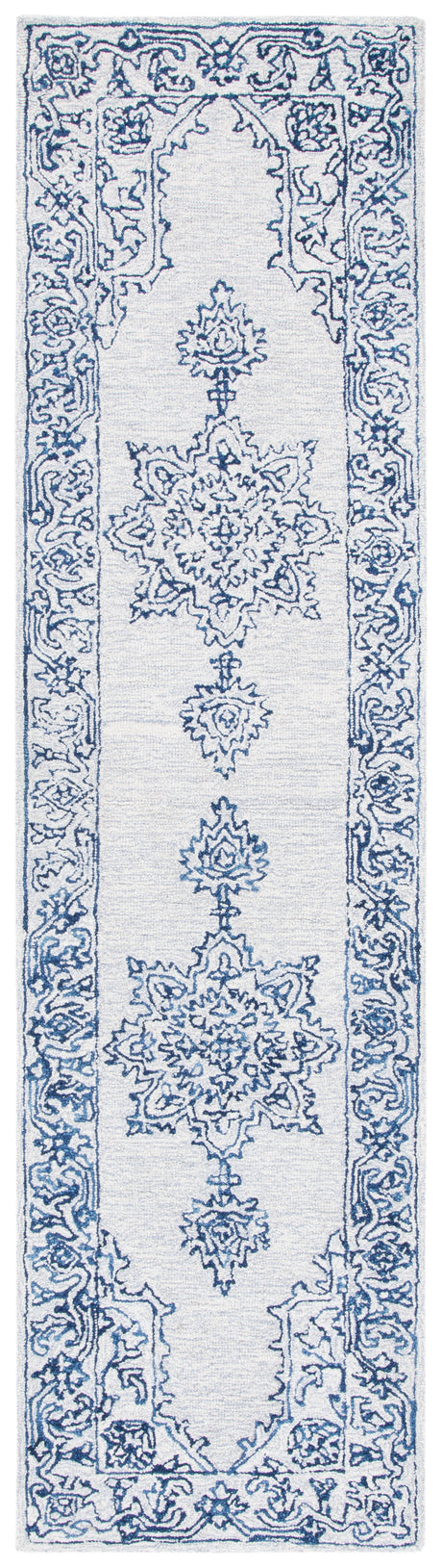 Safavieh Micro-Loop Mlp614A Ivory/Blue Area Rug