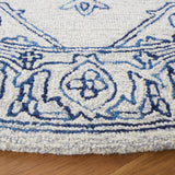 Safavieh Micro-Loop Mlp614A Ivory/Blue Rugs.