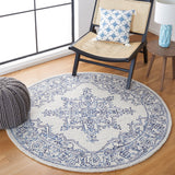 Safavieh Micro-Loop Mlp614A Ivory/Blue Rugs.