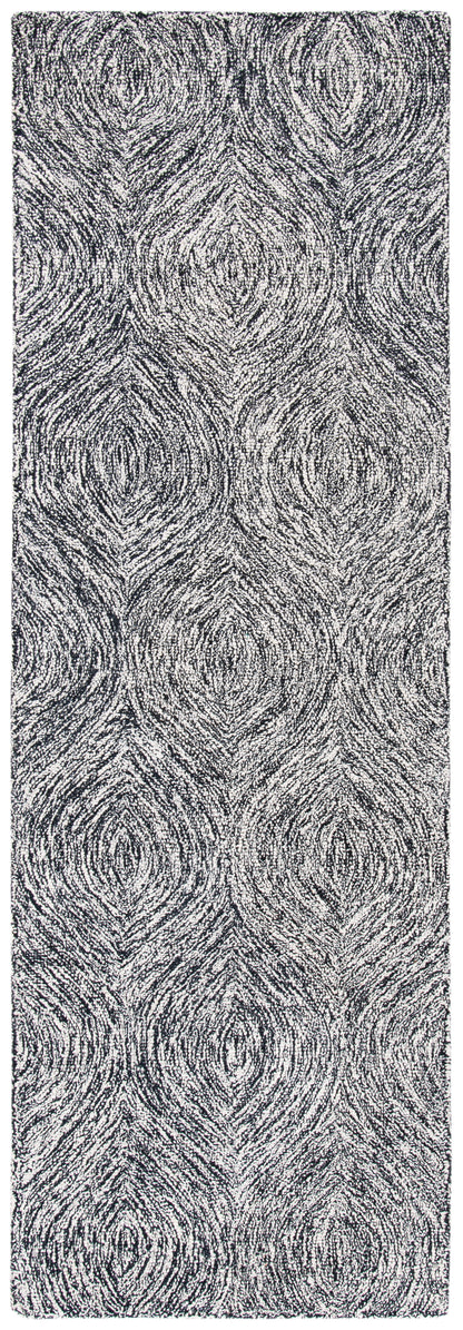 Safavieh Micro-Loop Mlp615Z Black/Ivory Area Rug