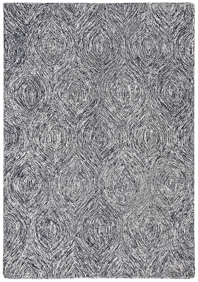 Safavieh Micro-Loop Mlp615Z Black/Ivory Area Rug