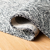 Safavieh Micro-Loop Mlp615Z Black/Ivory Rugs.