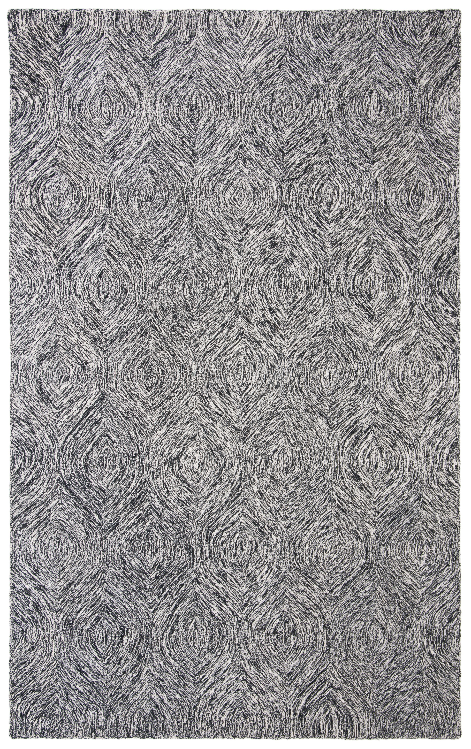 Safavieh Micro-Loop Mlp615Z Black/Ivory Area Rug