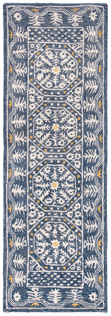 Safavieh Micro-Loop Mlp619M Blue/Ivory Area Rug