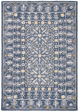 Safavieh Micro-Loop Mlp619M Blue/Ivory Rugs.