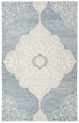 Safavieh Micro-Loop Mlp620M Blue/Ivory Rugs.
