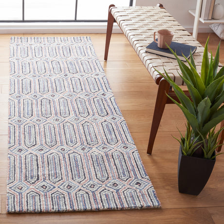 Safavieh Micro Loop Mlp630U Pink/Grey Rug.