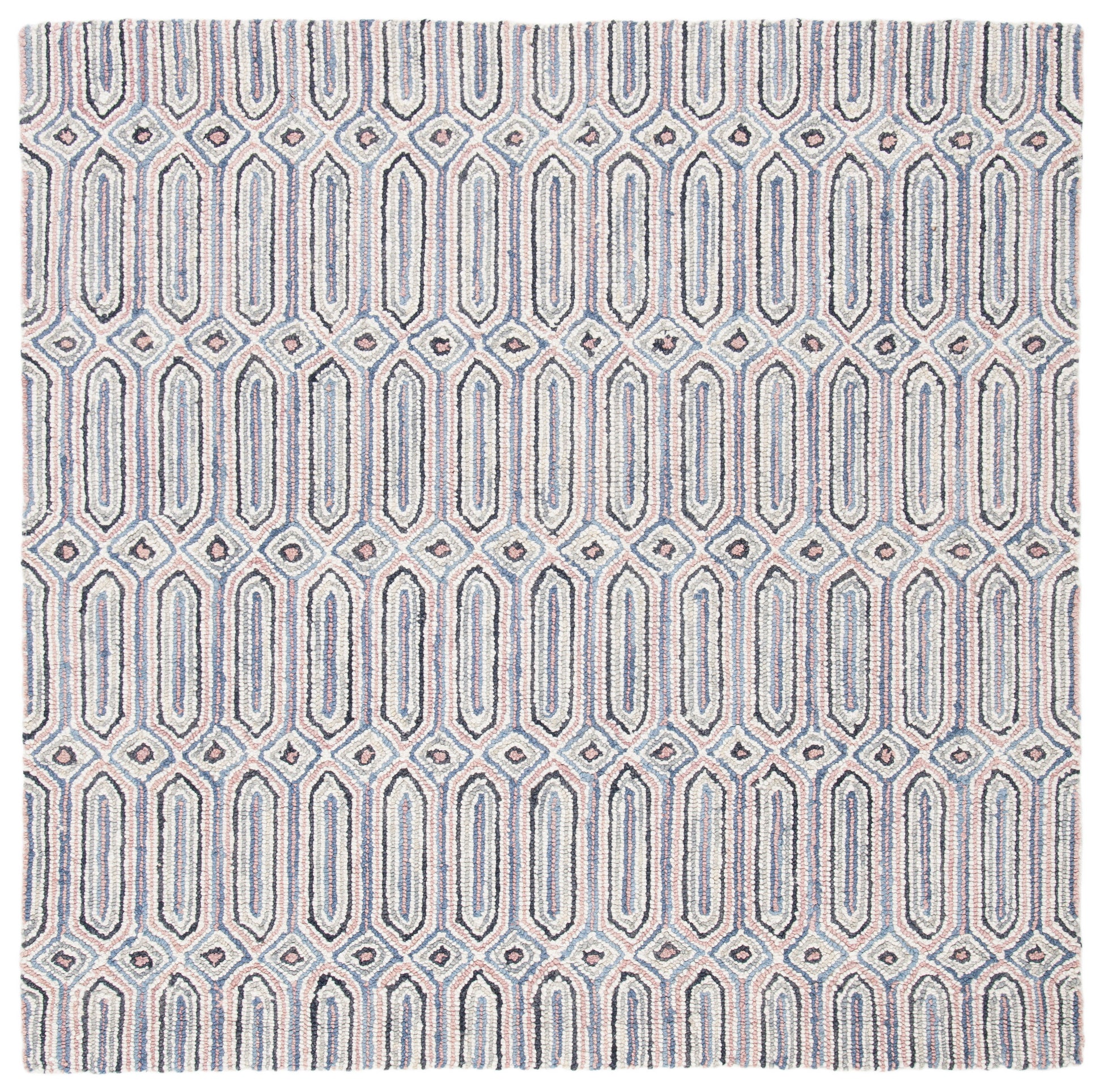 Safavieh Micro Loop Mlp630U Pink/Grey Area Rug