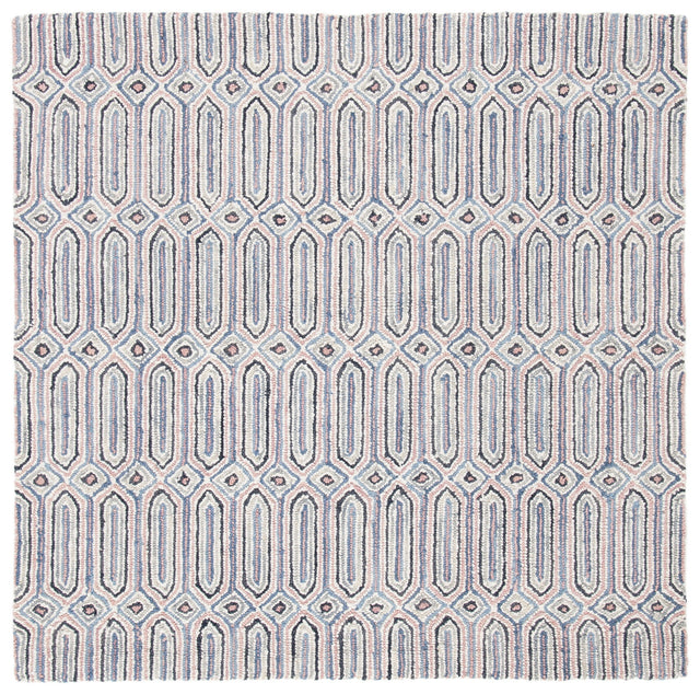 Safavieh Micro Loop Mlp630U Pink/Grey Rug.