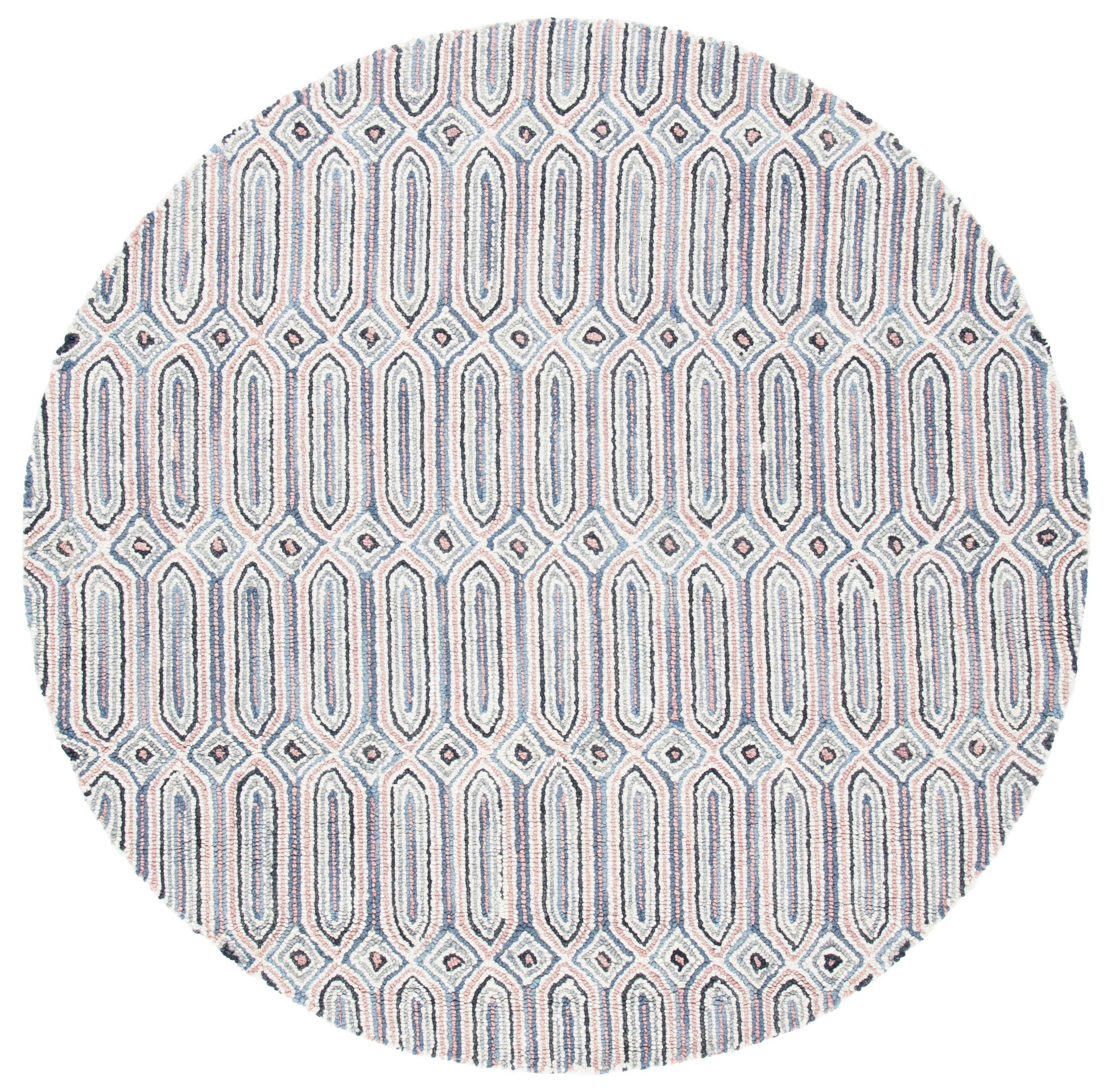 Safavieh Micro Loop Mlp630U Pink/Grey Area Rug