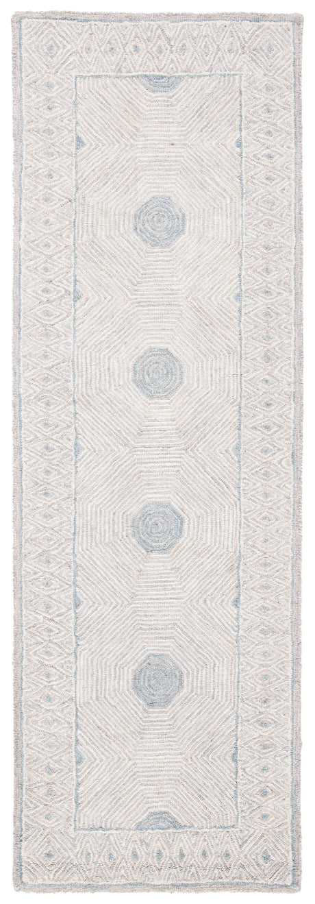 Safavieh Micro Loop Mlp631G Silver/Beige Rug.