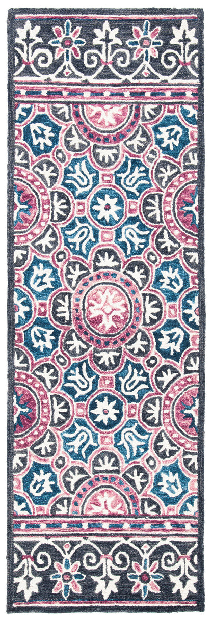 Safavieh Micro Loop Mlp632A Ivory/Pink Area Rug